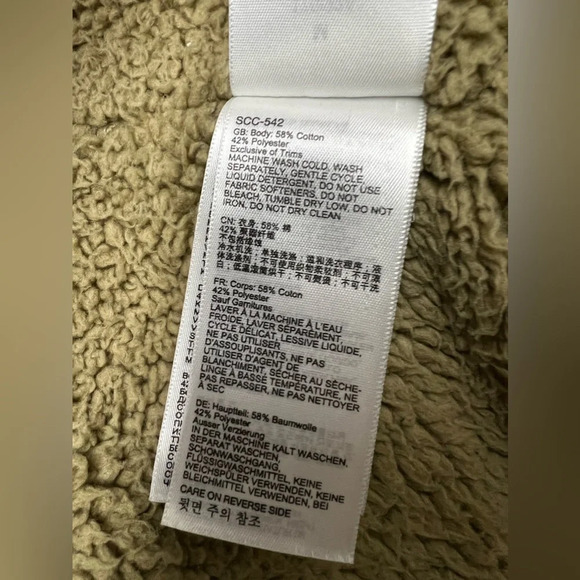 Marmot Green and Red Plaid Shirt Jacket Flannel Fleece - Picture 9 of 12